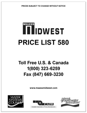 Maass Midwest Price List 580